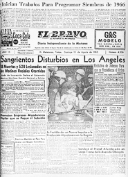 Edición del día 15 de Agosto de 1965