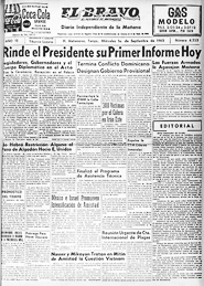 Edición del día primero de Septiembre de 1965