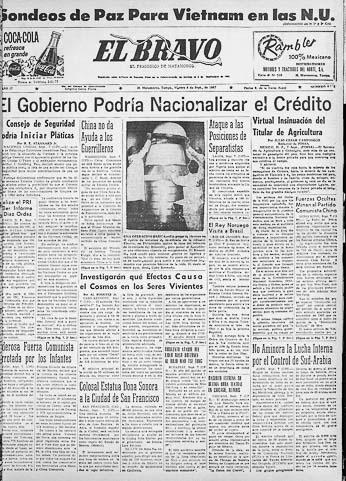 Edición del día 8 de Septiembre de 1967
