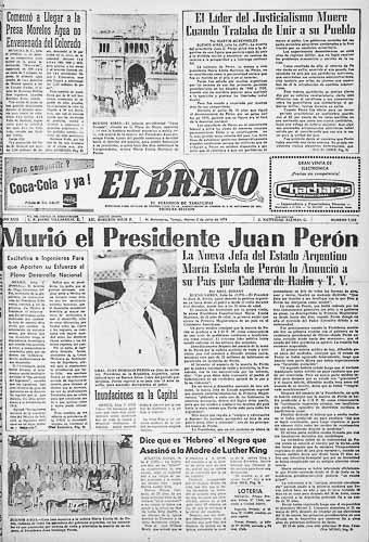 Edición del 2 de Julio de 1974