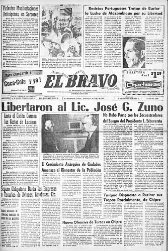 Edición del 8 de Septiembre de 1974