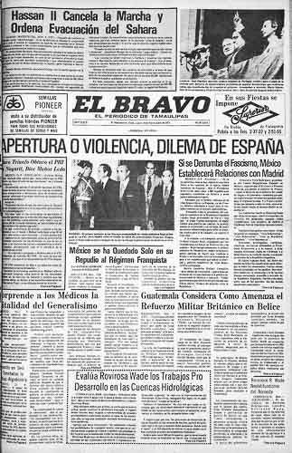 Edición del 10 de Noviembre de 1975
