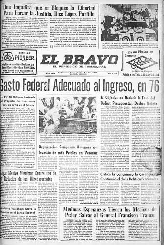 Edición del 2 de Noviembre de 1975