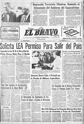 Edición del 2 de Octubre de 1975