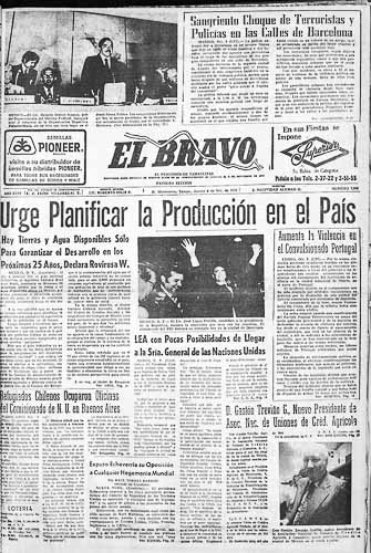 Edición del 9 de Octubre de 1975