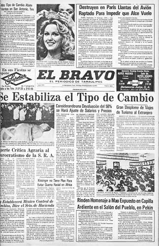 Edición del 12 de Septiembre de 1976