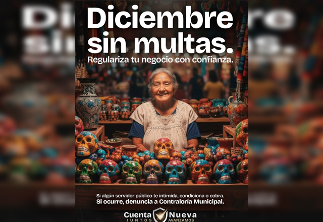 Gobierno de Beto Granados impulsa regularización comercial con Cuenta Nueva, Juntos Avanzamos