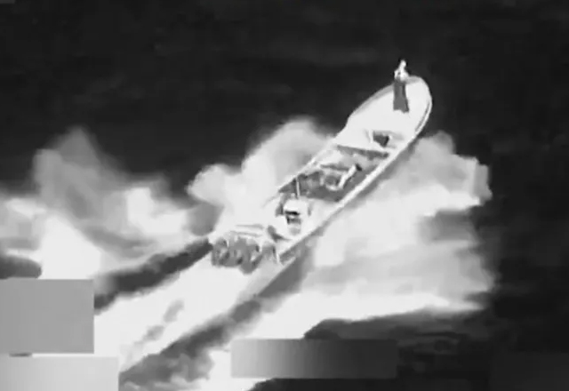 EU hunde buque operado por una «organización t3rror1sta» en el Pacífico