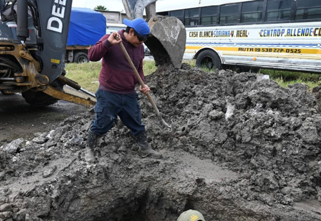 Con respaldo del alcalde Beto Granados, se mejora el servicio de agua potable en la colonia Modelo