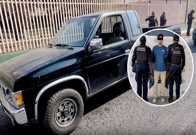 C4 detecta en Nuevo León, camioneta robada en 2019 en Tamaulipas