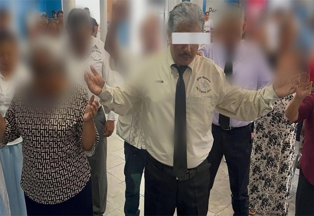Pastor es detenido por presuntos d€lit0s contra menores en Reynosa