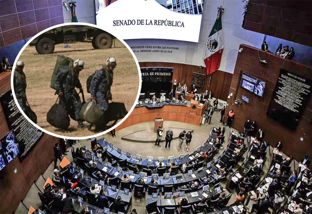 Avala Senado en fast track ingreso de 19 marines armados de EU a México