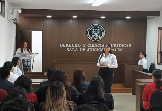 La Universidad del Noreste de México inaugura Sala de Juicios Orales y fortalece la formación de futuros juristas.
