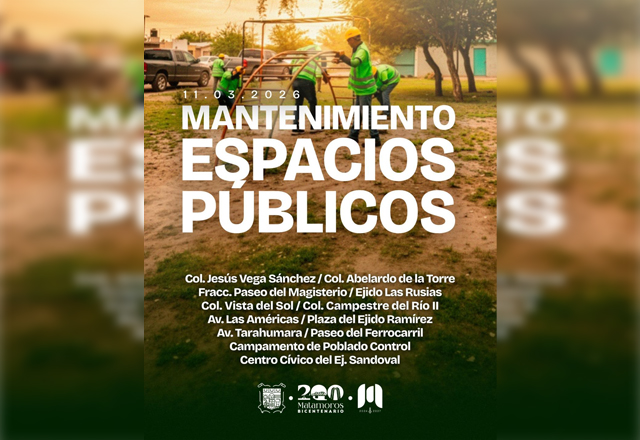 Mantenimiento en Espacios Públicos