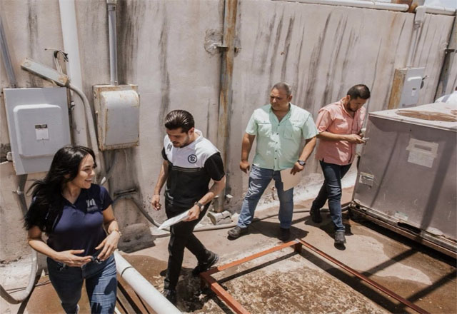 El alcalde Beto Granados informó la adquisición de nuevos equipos industriales de aire acondicionado para el Teatro de la Reforma.