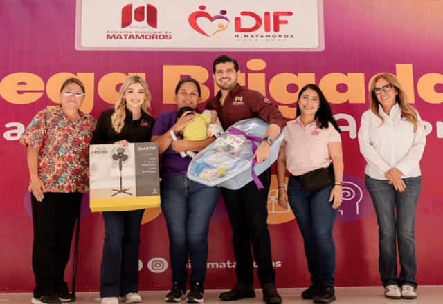 Beto Granados y Anita Granados llevan Mega Brigada a Palmares de Las Brisas