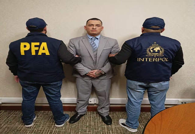 Detienen en Argentina a mexicano buscado en EU por n@rc0tráf1c0
