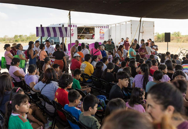 Lleva Sistema DIF Matamoros programa “Contigo a Clases” y “Mercadito a Bajo Costo” a Rinconada de las Brisas II