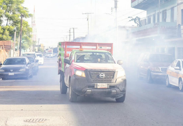Gobierno Municipal mantiene acciones de limpieza y fumigación en Matamoros