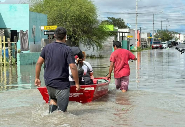 Beto Granados supervisa operación de bombas y atención a zonas afectadas por lluvias