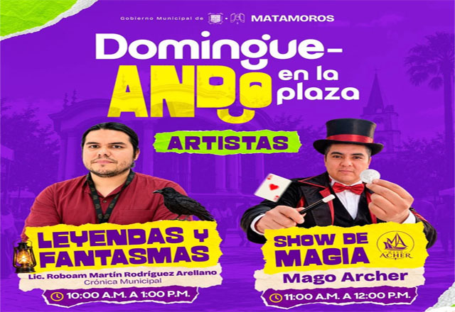 Invita alcalde José Alberto Granados Fávila a la primera edición de DomingueANDO en la Plaza Principal